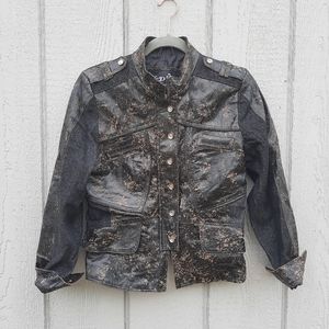 H&D Leather Jacket Size Medium